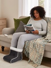 Beurer Grey Electric Heated Foot Warmer - Image 1 of 4