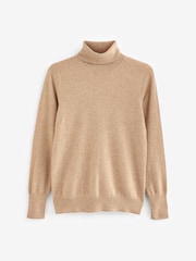 Pure Collection Cashmere Polo Neck Sweater - Image 4 of 4