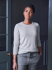 Pure Collection Cashmere Crew Neck Sweater - Image 1 of 5