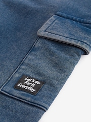 Blue Acid Wash Super Skinny Utility Joggers (3mths-7yrs) - Image 3 of 4