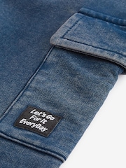Blue Acid Wash Super Skinny Utility Joggers (3mths-7yrs) - Image 4 of 4