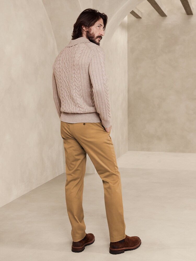 Banana Republic Brown Slim Rapid Movement Chinos - Image 2 of 4 Banana Republic Brown Slim Rapid Movement Chinos - Image 2 of 4