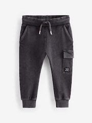 Grey Acid Wash Super Skinny Utility Joggers (3mths-7yrs) - Image 1 of 3
