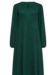 M&Co Green Petite 3/4 Long Sleeve Dress - Image 5 of 5