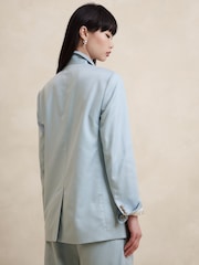 Banana Republic Blue Carmel Relaxed Blazer - Image 2 of 5