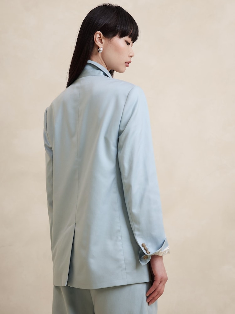 Banana Republic Blue Carmel Relaxed Blazer - Image 2 of 5