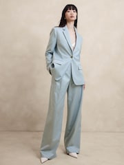 Banana Republic Blue Carmel Relaxed Blazer - Image 3 of 5