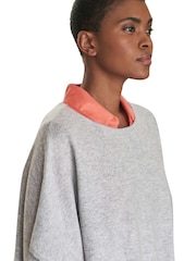 Pure Collection Cashmere Gassato Poncho - Image 2 of 4