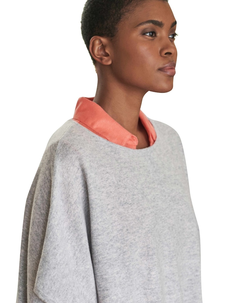 Pure Collection Cashmere Gassato Poncho - Image 2 of 4