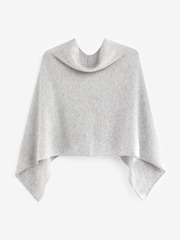 Pure Collection Cashmere Gassato Poncho - Image 3 of 4