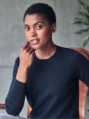 Pure Collection Cashmere Crew Neck Sweater - Image 3 of 3