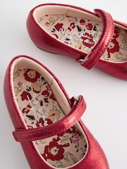 Red Standard Fit (F) Mary Jane Touch Fastening Occasion Shoes - Image 4 of 5