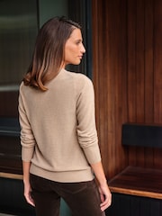 Pure Collection Cashmere Crew Neck Sweater - Image 2 of 3