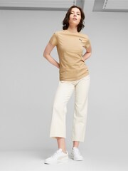 Puma Cream Better Essentials Womens T-Shirt - Image 3 of 5