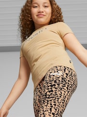 Puma Cream ESS+ ANIMAL Youth Leggings - Image 4 of 6