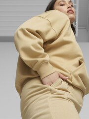 Puma Nude CLASSICS Women's Relaxed Sweat Joggers - Image 6 of 9