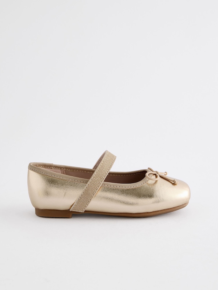 Złoty metaliczny - Ballet Occasion Shoes - Image 4 of 7