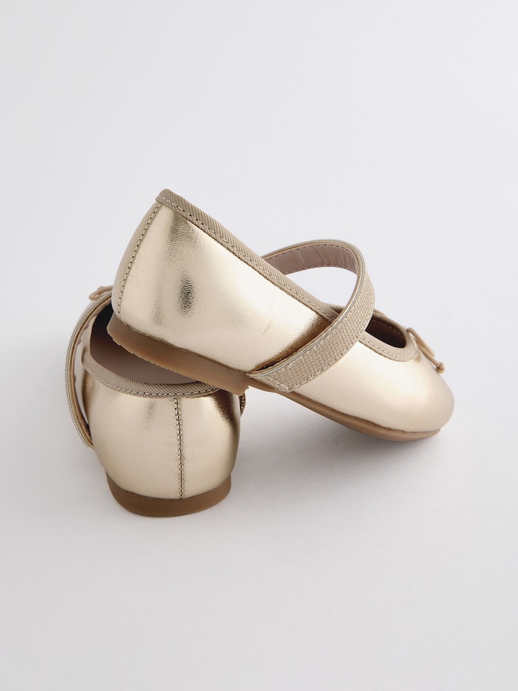 Złoty metaliczny - Ballet Occasion Shoes - Image 5 of 7