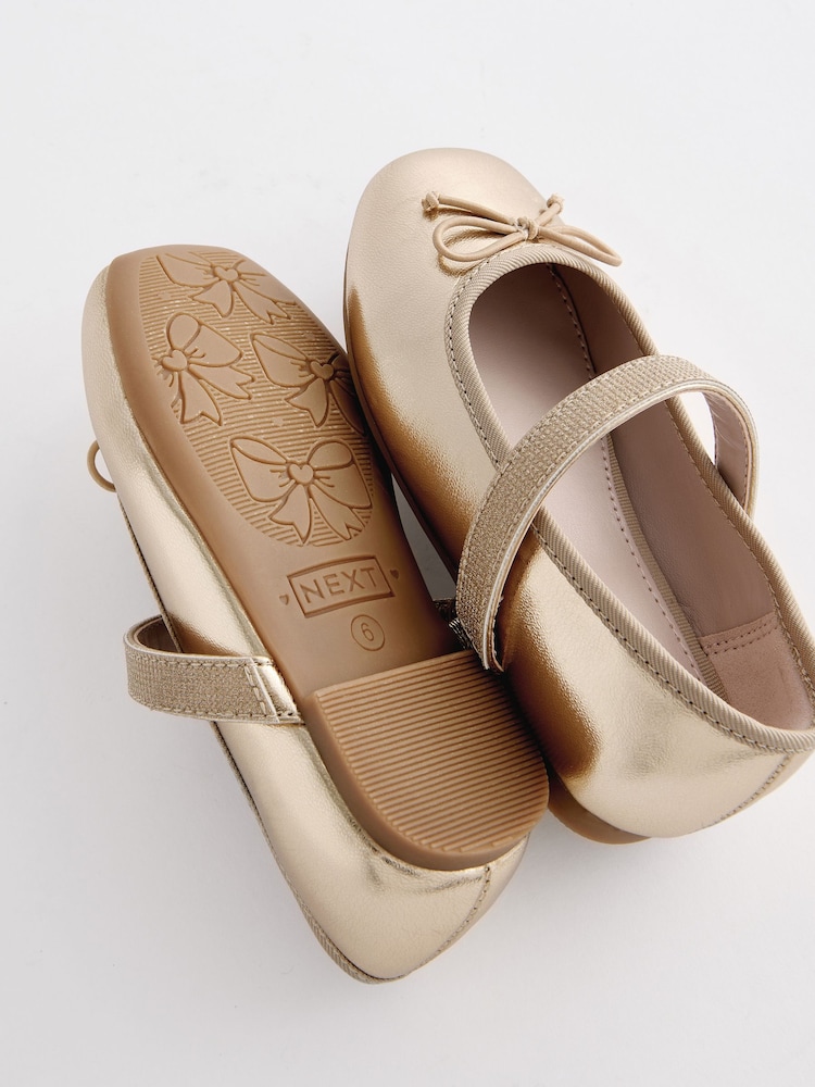 Złoty metaliczny - Ballet Occasion Shoes - Image 6 of 7