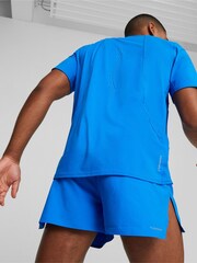 Puma Blue Mens Cloudspun Running 100% Cotton T-Shirt - Image 2 of 7