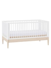 Gaia Baby Natural Ash  White Eos Nursery Cot Bed - Image 4 of 4