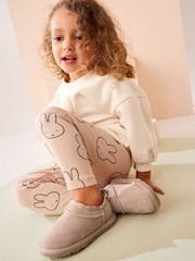 Mink Brown Suede Faux Fur Lined Pull On Shoe Boots - Image 2 of 8