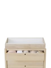 Gaia Baby Primorse Yellow Natural Ash Eos Nursery Dresser Changer - Image 6 of 6