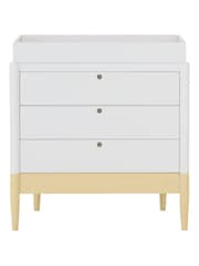 Gaia Baby Primrose Yellow  White Eos Nursery Dresser Changer - Image 4 of 6