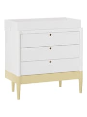 Gaia Baby Primrose Yellow  White Eos Nursery Dresser Changer - Image 5 of 6