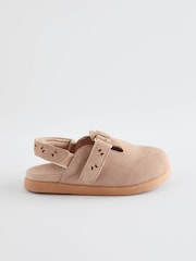 Pink Ankle Strap Buckle Detail Clogs - Image 2 of 7