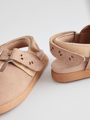 Pink Ankle Strap Buckle Detail Clogs - Image 5 of 7