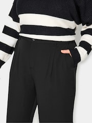 Yours Curve Black Dad Trousers - Image 4 of 4