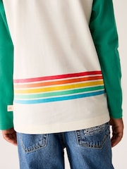 Little Bird by Jools Oliver Green 100% Cotton Long Sleeved T-Shirt - Image 3 of 8