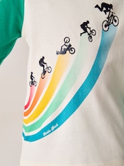 Little Bird by Jools Oliver Green 100% Cotton Long Sleeved T-Shirt - Image 4 of 8