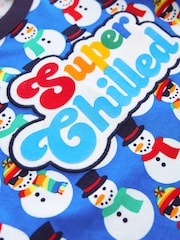 Little Bird by Jools Oliver Blue Long Sleeve Colourful T-Shirt - Image 3 of 8