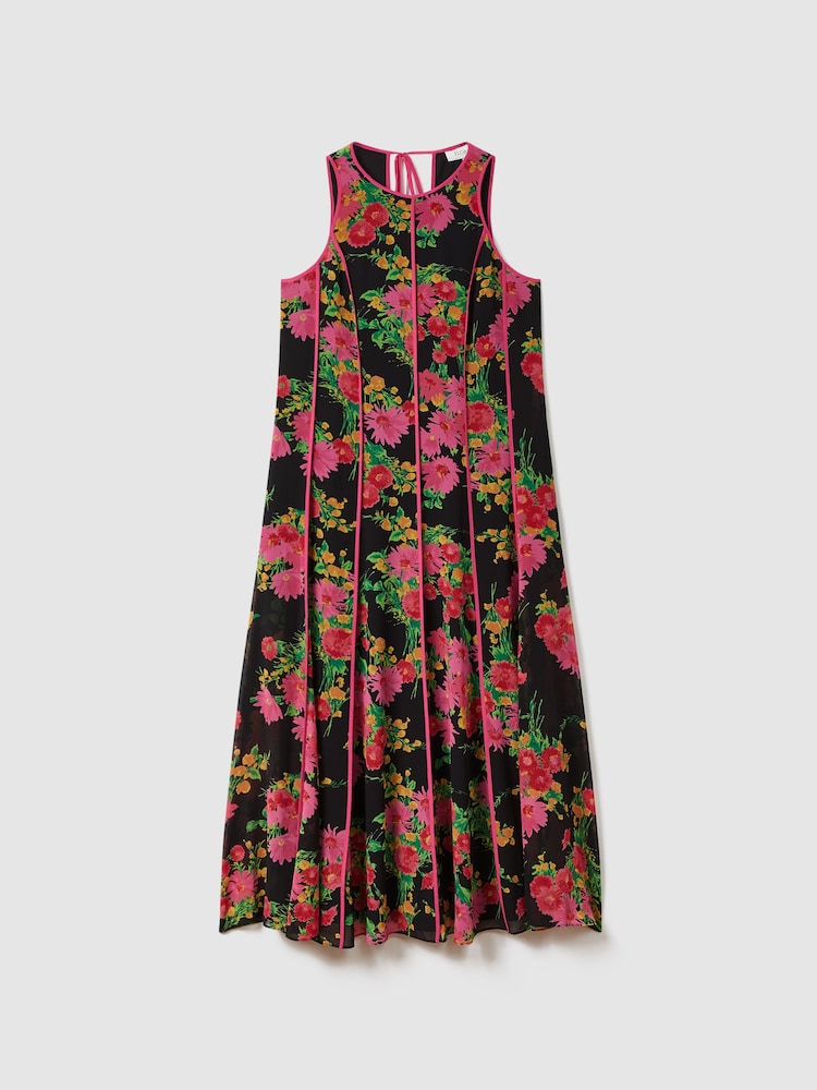 Florere Printed Panel Midi Dress - Image 2 of 7