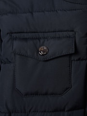 Reiss Navy Mist 13-14 yrs Padded Faux Fur Coat - Image 6 of 6
