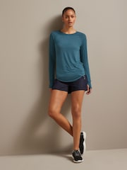 Blue Active Lightweight Long Sleeve Top - Image 3 of 8