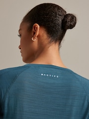 Blue Active Lightweight Long Sleeve Top - Image 6 of 8