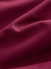 Burgundy Red Balance Wrap Front Yoga Leggings - Image 7 of 7