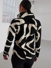 Black/White Outdoor Lightweight Fleece - Image 3 of 8