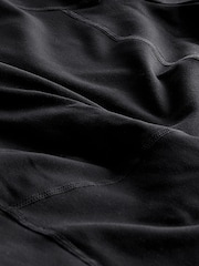 črna - Active Sculpting dolg rokav; z dolgimi rokavi Zip Through jakna; suknjič - Slika 7 iz 7