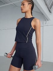 Navy Supersoft Cycling Shorts - Image 2 of 7
