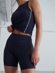 Navy Supersoft Cycling Shorts - Image 4 of 7