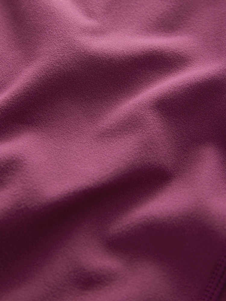 Burgundsko rdeča - Active Sculpting dolg rokav; z dolgimi rokavi Zip Through jakna; suknjič - Slika 9 iz 9