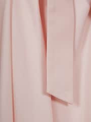 Reiss Pink Garcia 4-9 yrs Pleated Belted Taffeta Midi Skirt - Image 6 of 6