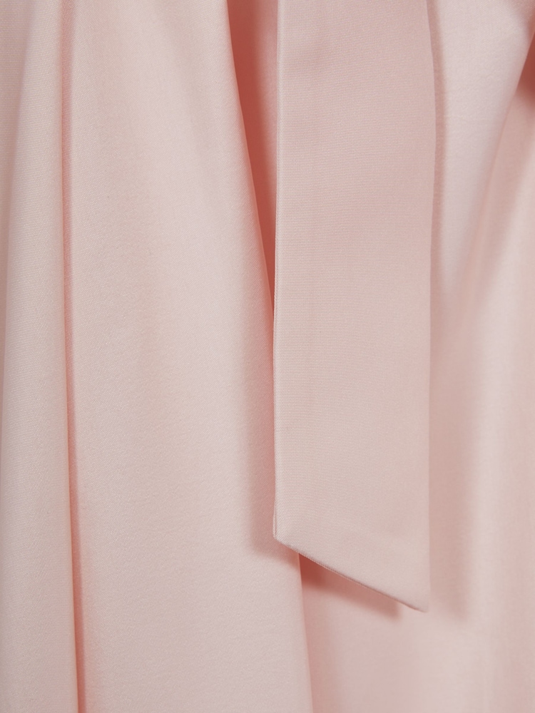 Reiss Pink Garcia 4-9 yrs Pleated Belted Taffeta Midi Skirt - Image 6 of 6