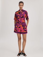 Florere Printed High Rise Shorts - Image 3 of 6