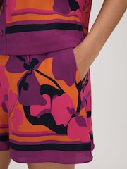 Florere Printed High Rise Shorts - Image 4 of 6