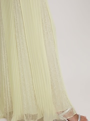 Florere Lace Pleated Maxi Dress - Image 4 of 5